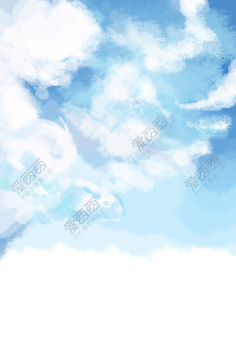 蓝天云朵自然背景图 背景 爱西西